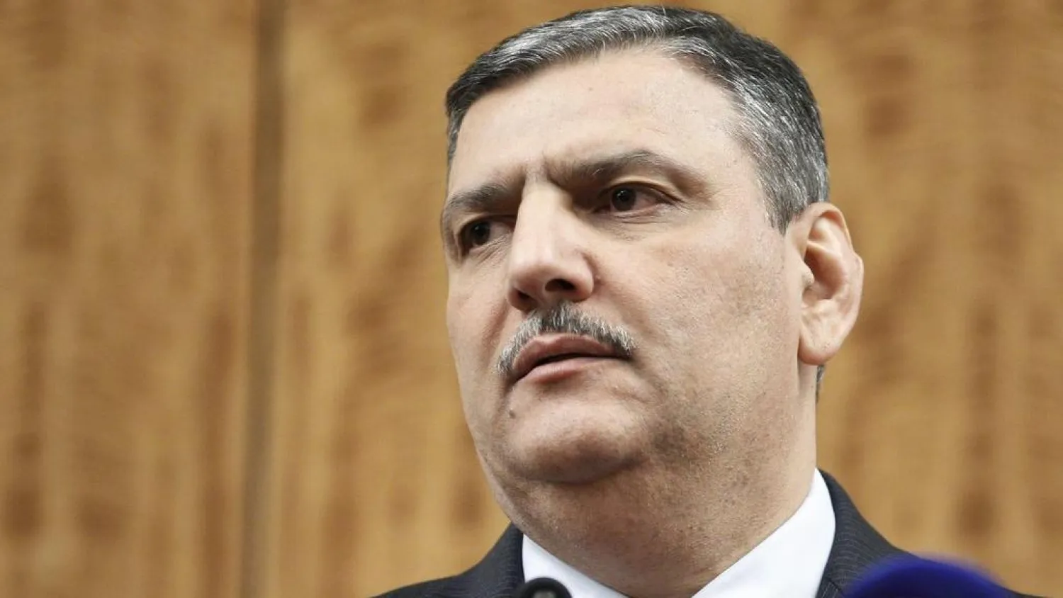 A statement from Riad Hijab, pictured here on February 3, 2016, did not say why he was quitting the High Negotiations Committee. Pierre Albouy / Reuters