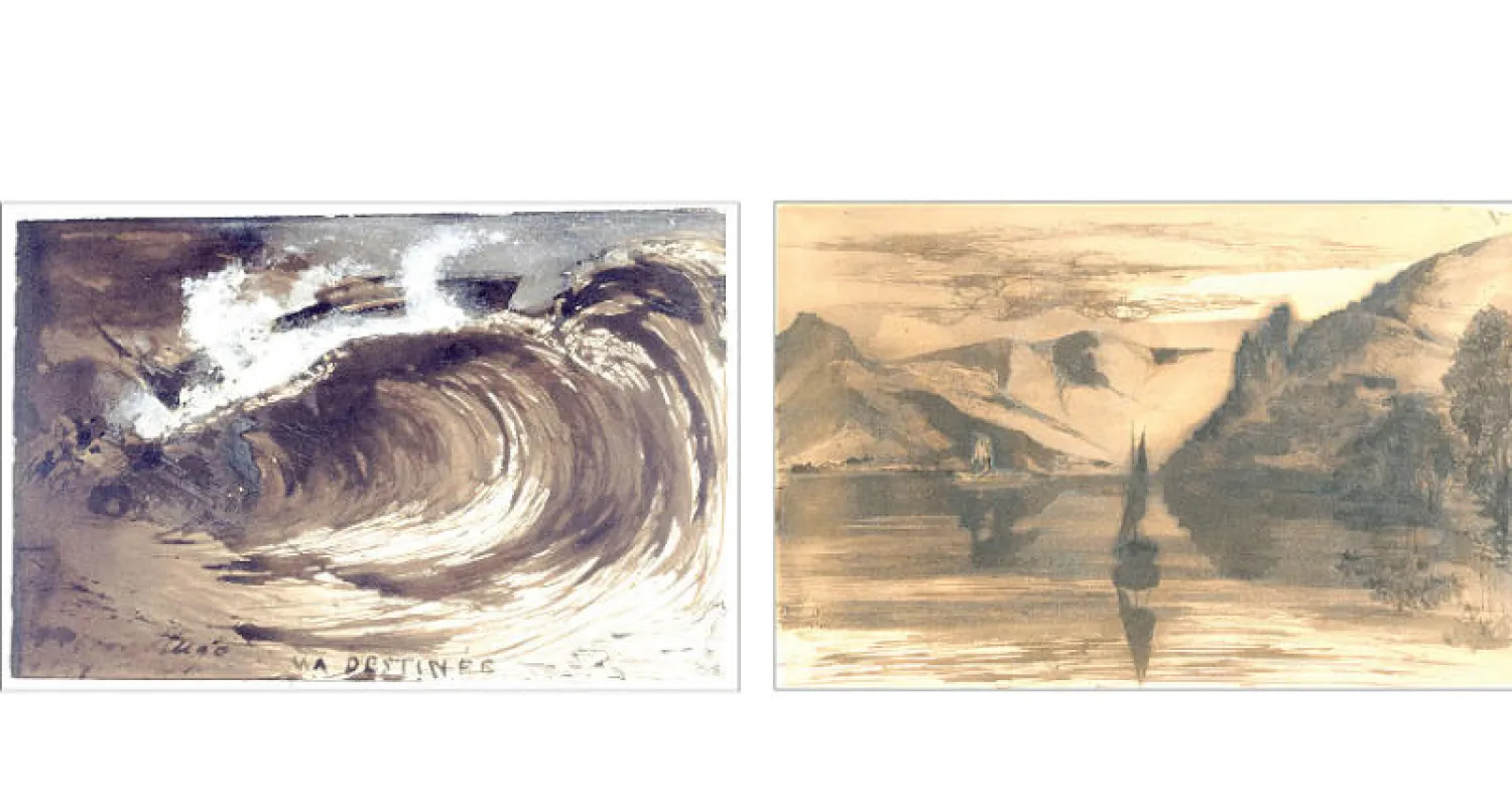 من لوحات فيكتور هوغو