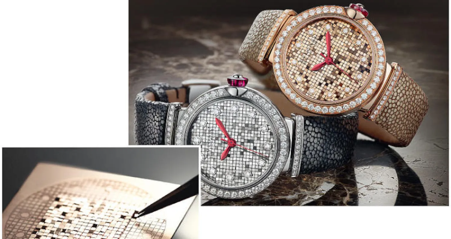 ساعة لوتشيا موزاييك Lvcea Mosaique...  مهرجان من التأثيرات الضوئية