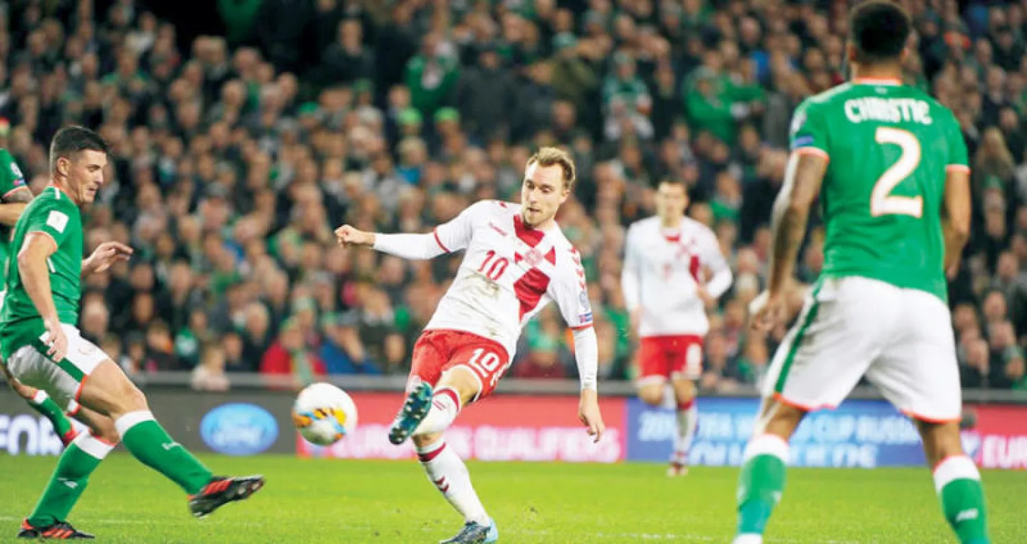 رغم إشادة زملائه ودوره الكبير في الانتصار كان إريكسن متواضعا كالمعتاد