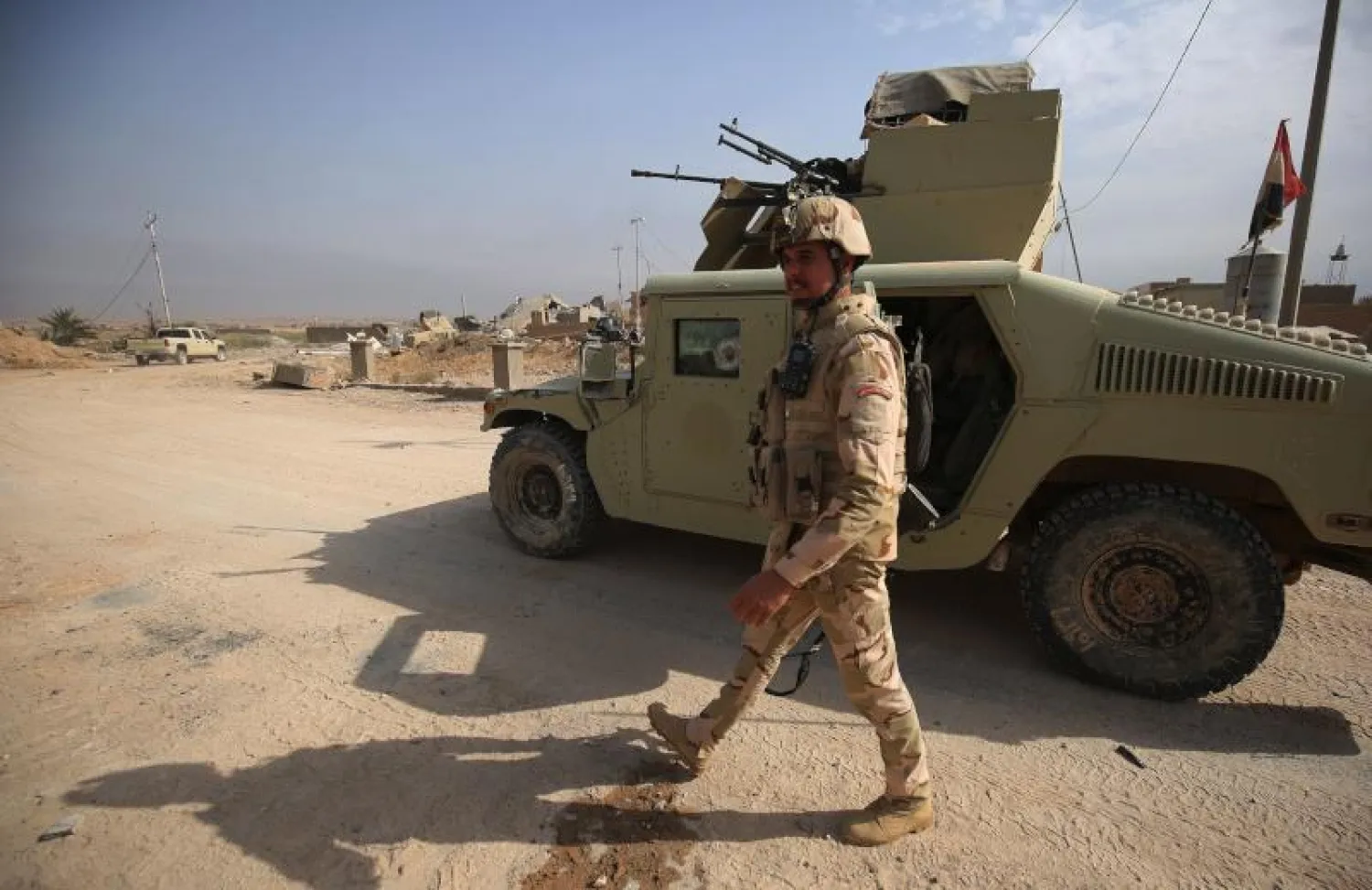 قوات عراقية خلال عملية عسكرية سابقة ضد تنظيم داعش (أ.ف.ب)
