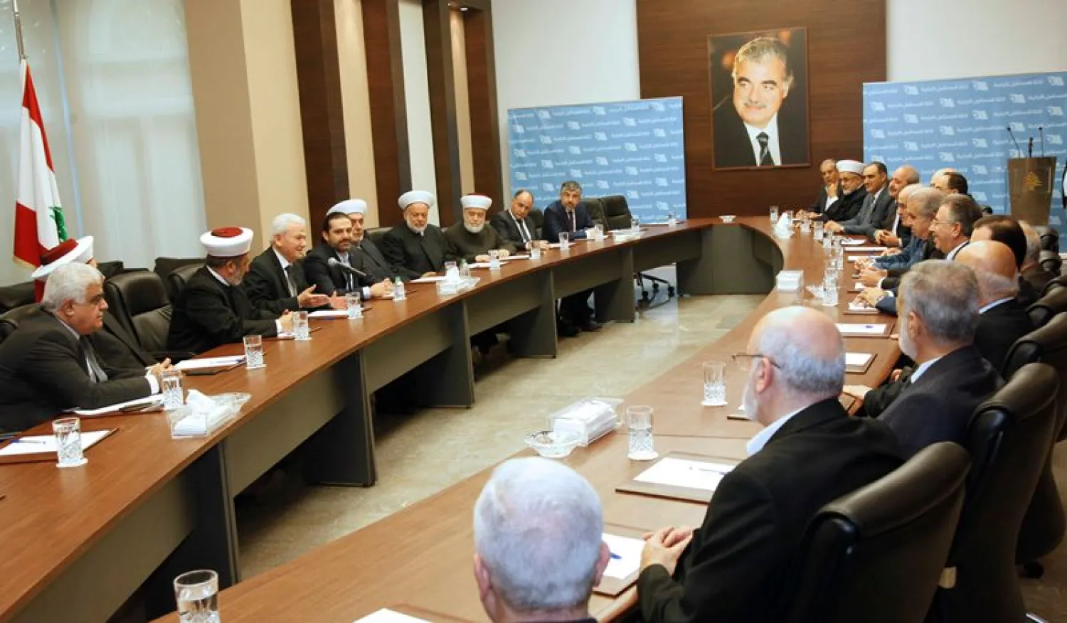 Hariri received on Saturday the Supreme Islamic Sharia Council at the House of Center/NNA