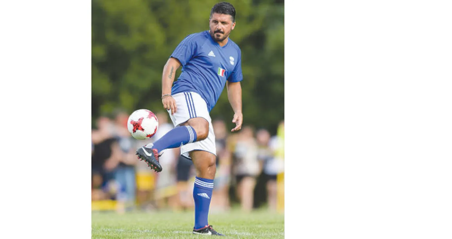 غاتوزو في مغامرة تدريبية مع ميلان