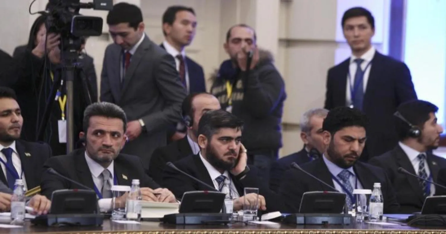 صورة من الجولة السابعة من مباحثات جنيف- أرشيف (رويترز)