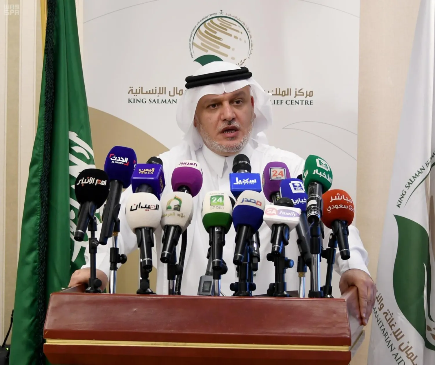 Spokesman of King Salman Center for Relief and Humanitarian Aid (KSRelief) Samer al-Jatili (SPA)
