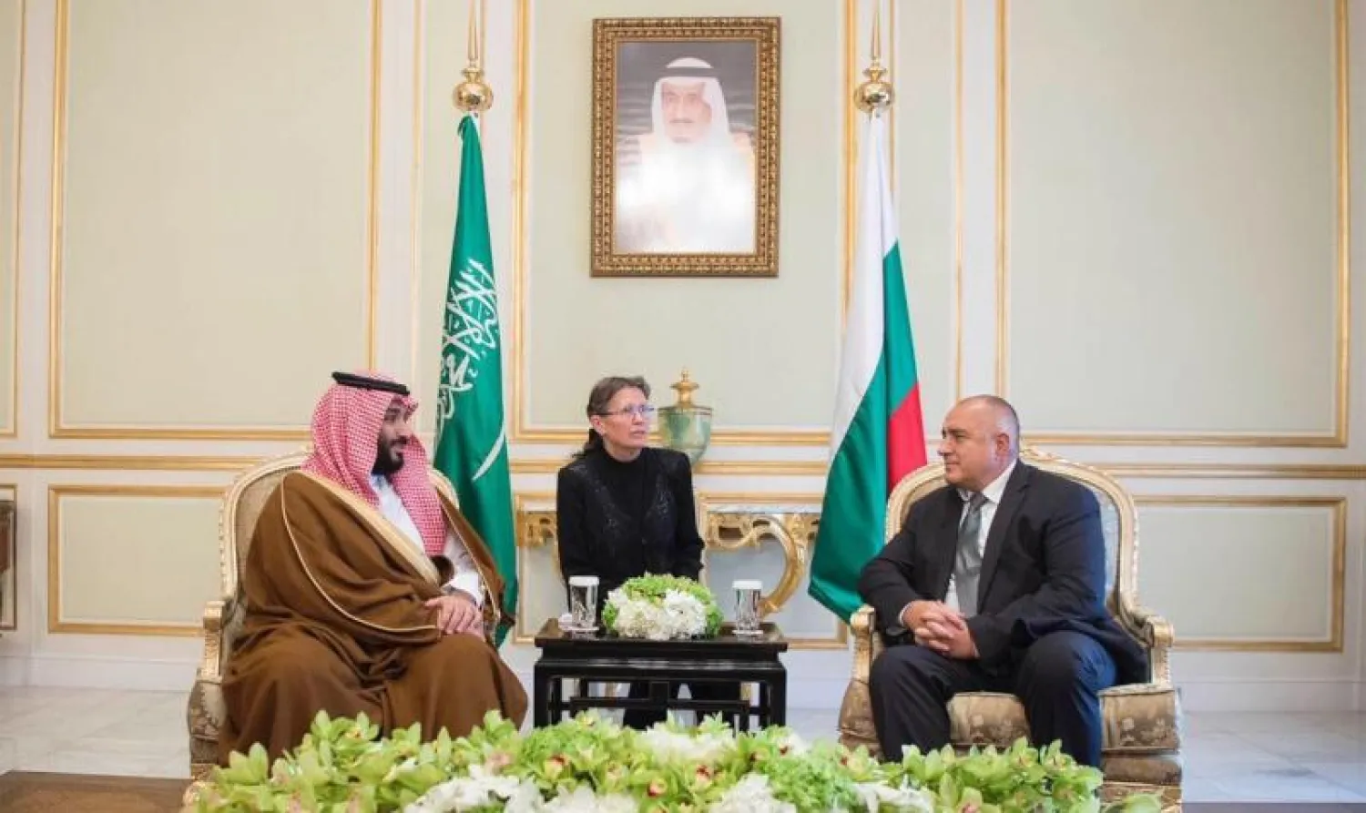 ولي العهد السعودي يلتقي رئيس وزراء بلغاريا في الرياض (واس)