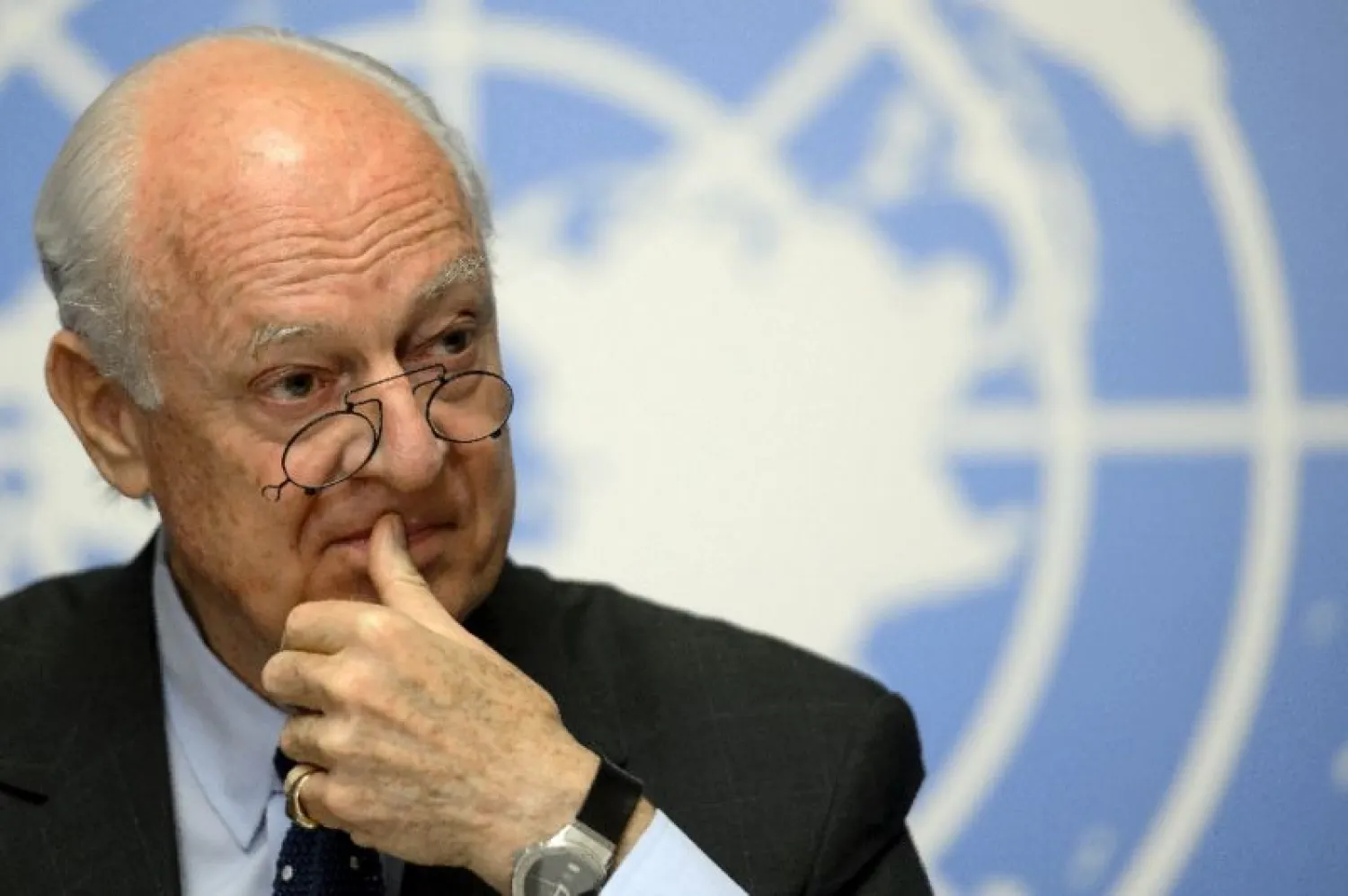  The UN's peace envoy for Syria Staffan de Mistura, pictured on May 5, 2015, has extended wide-ranging talks in Geneva by another month until July (AFP Photo/Fabrice Coffrini)