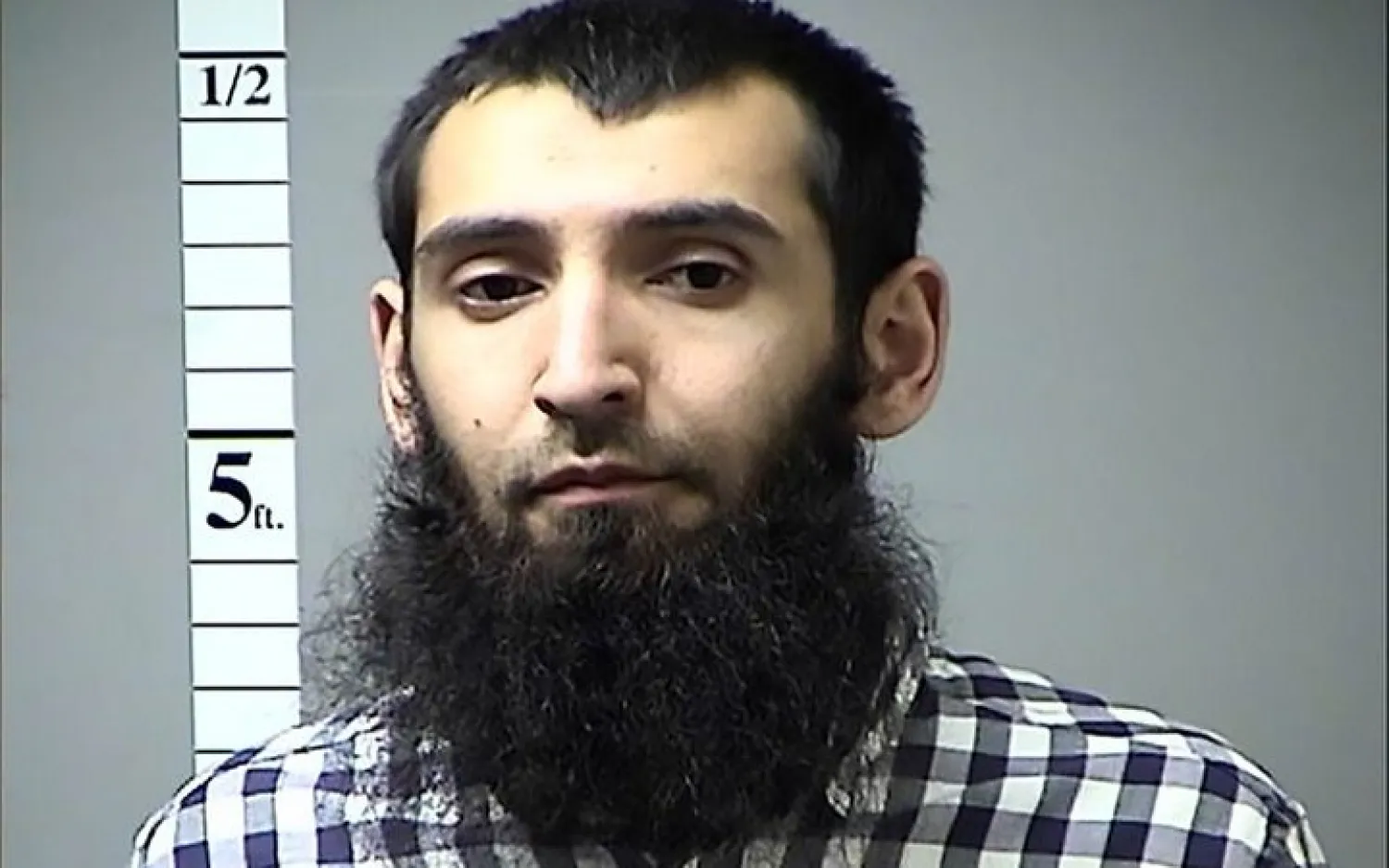 Sayfullo Habibullahevic Saipov, the suspected driver who killed eight people in New York. Photo: AFP / St. Charles County Dept. of Corrections