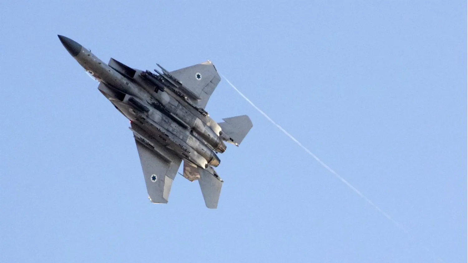 Israeli jets struck a Syrian military base in al-Kiswa region in southern Damascus, Syria. (AFP)