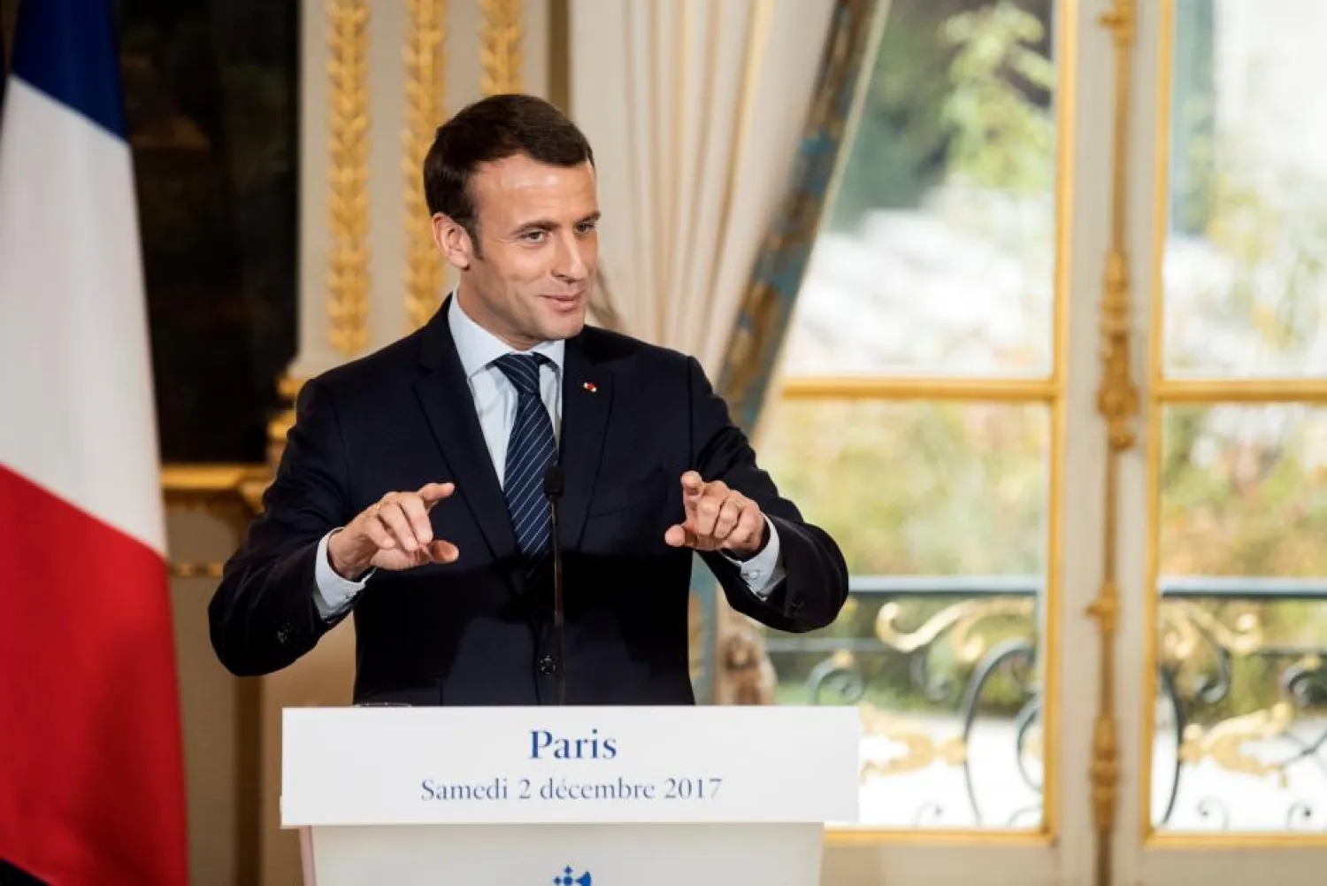 French President Emmanuel Macron. PHOTO: Reuters