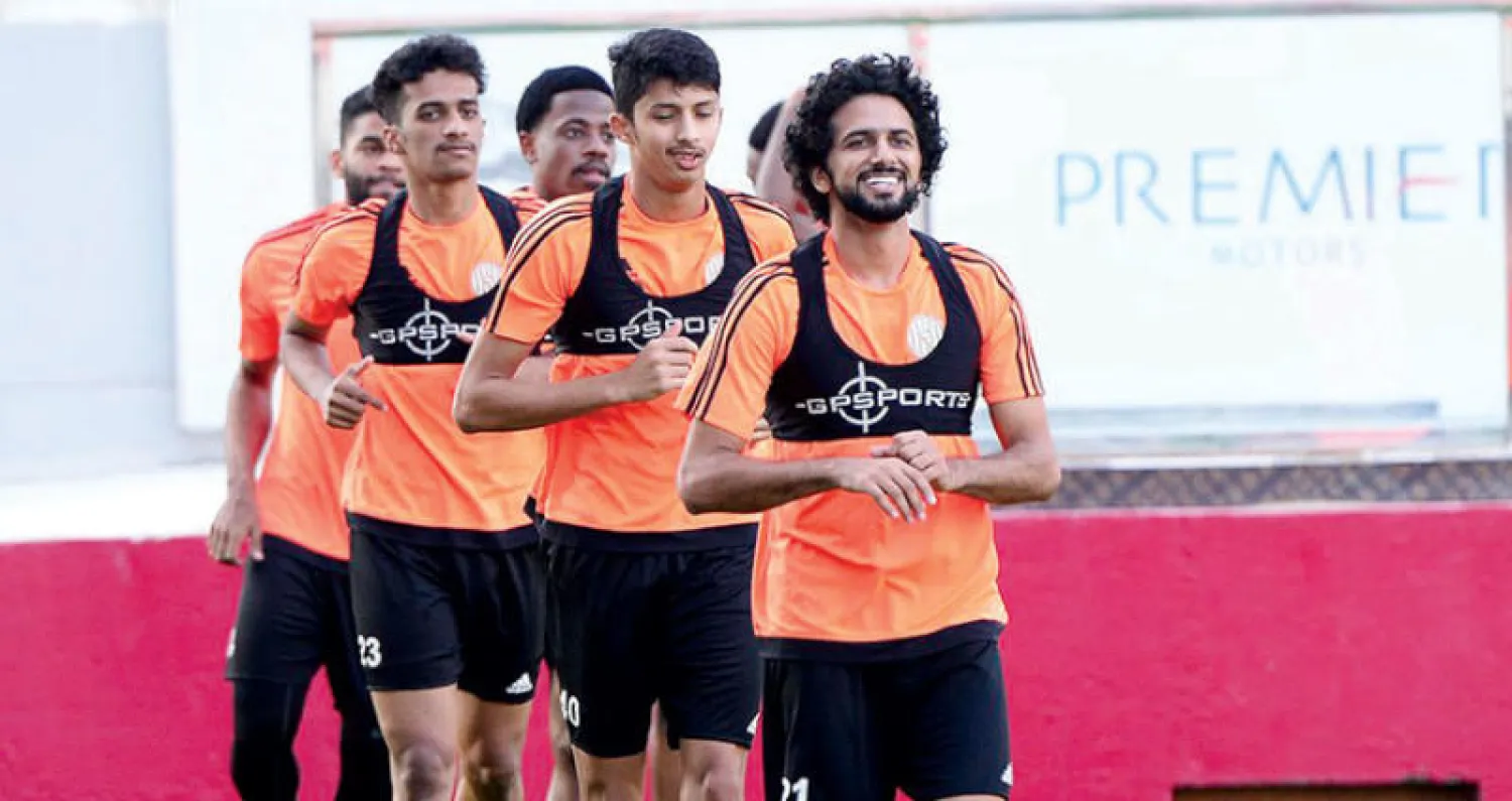 جانب من استعدادات فريق الجزيرة الإماراتي لاستضافة كأس العالم للأندية («الشرق الأوسط»)