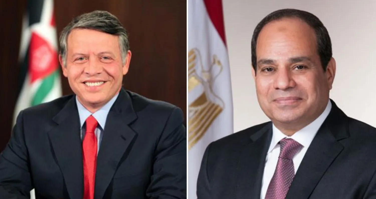 عبد الفتاح السيسي والملك عبد الله الثاني - أرشيف («الشرق الأوسط»)