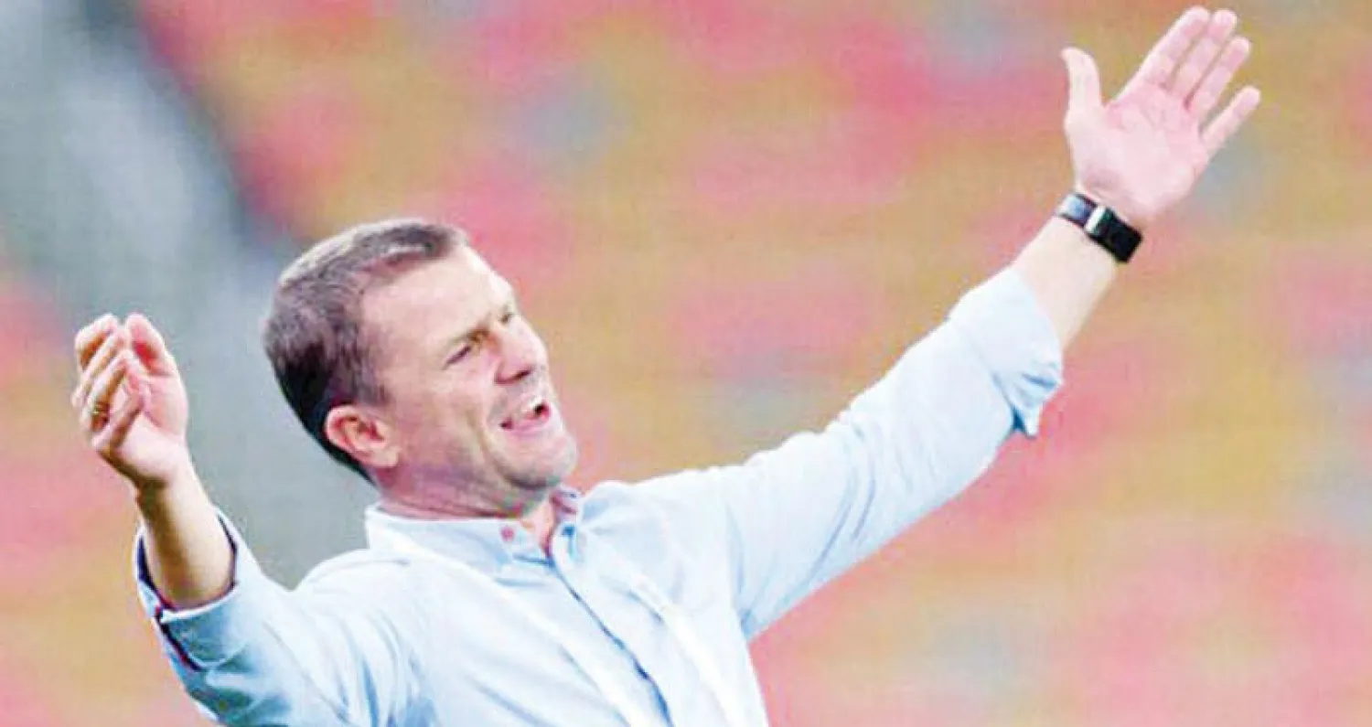 المدرب سيرغي ريبروف («الشرق الأوسط»)