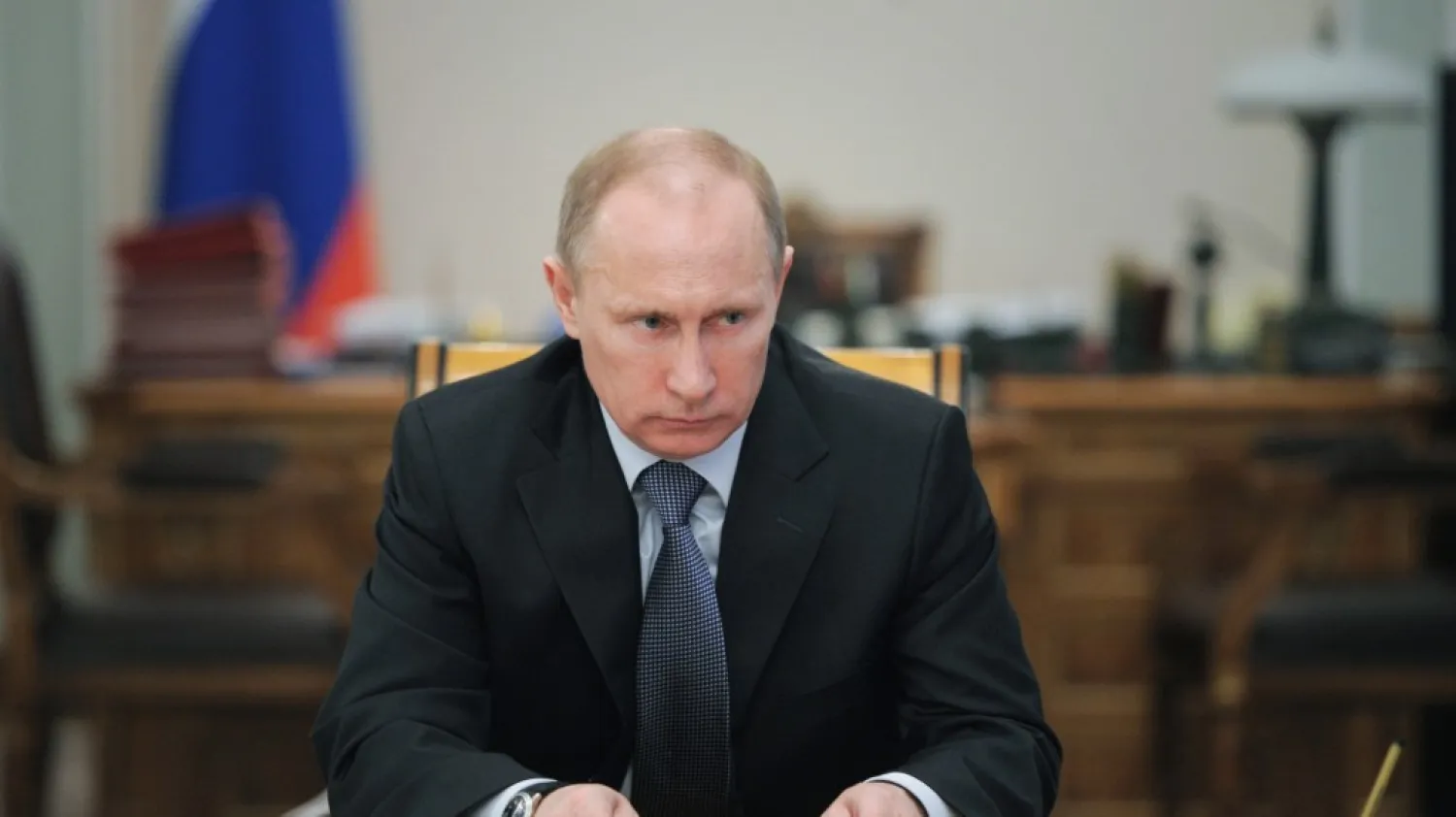 Russian President Vladimir Putin (photo credit: AP/RIA Novosti/Alexei Druzhinin)