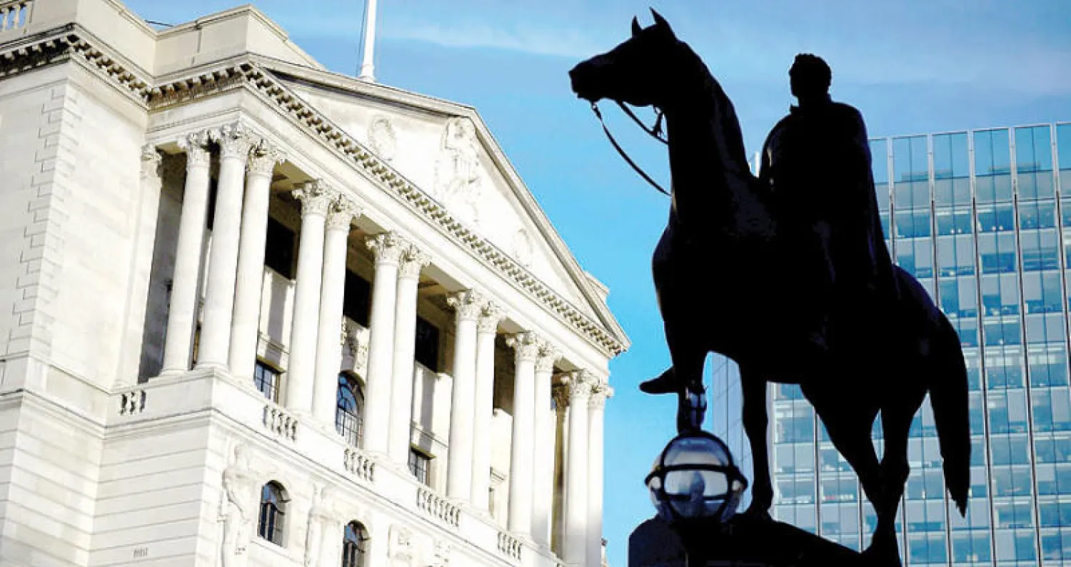 مقر بنك انجلترا المركزي في لندن (رويترز)