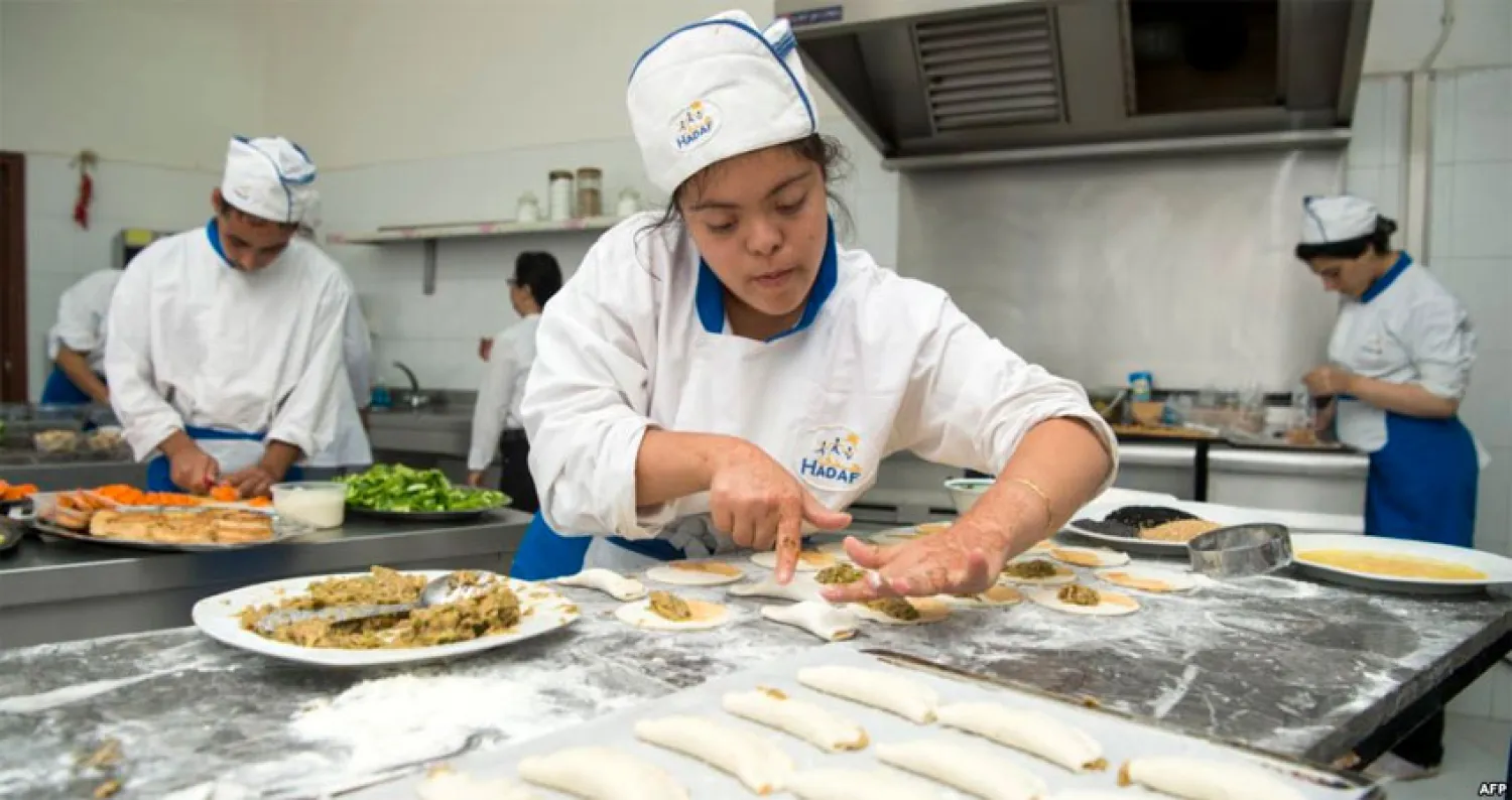 مطعم يديره ذوو الاحتياجات الخاصة في الرباط