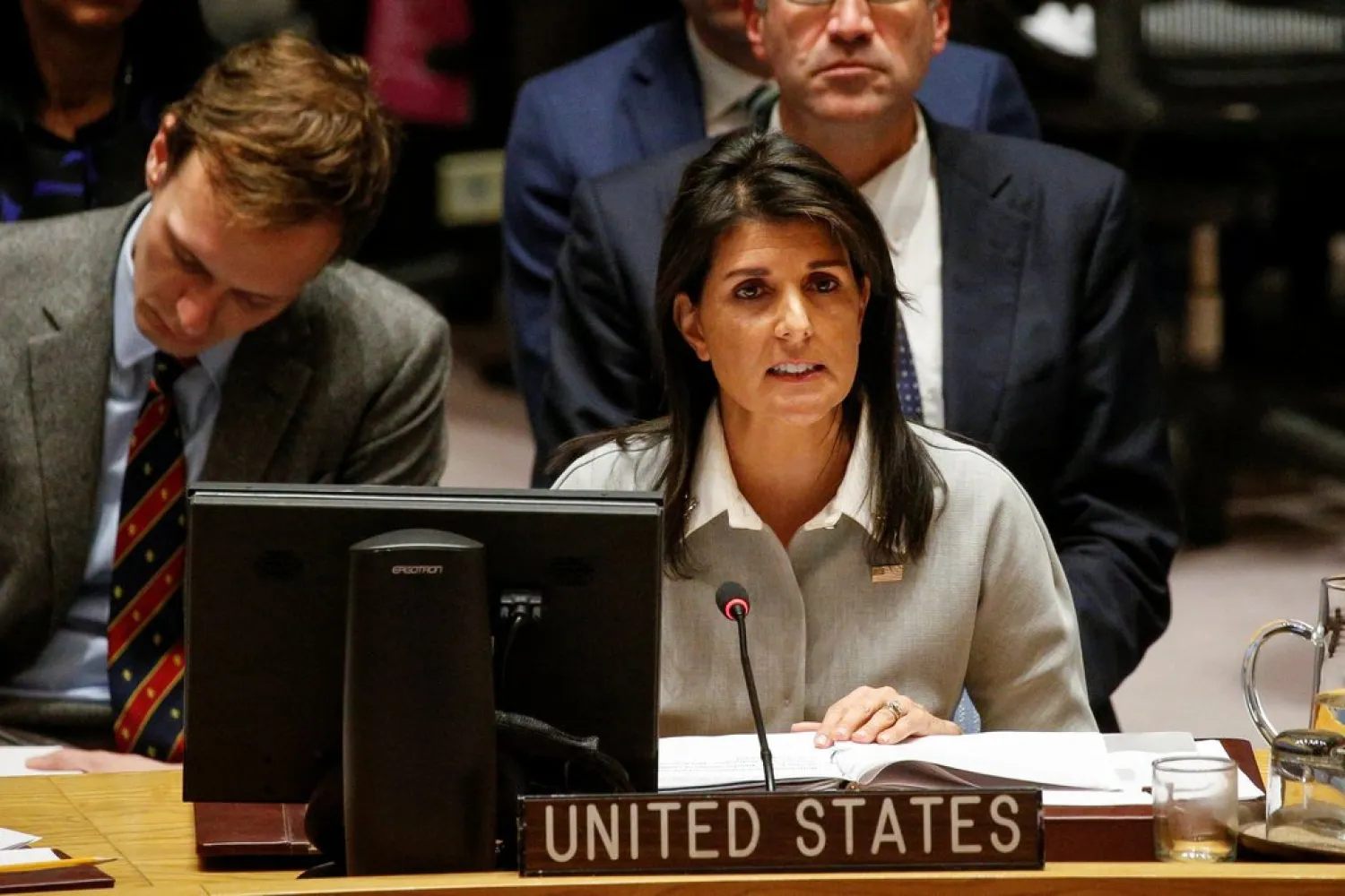 Nikki R. Haley, the United States ambassador to the United Nations. PHOTO: Brendan McDermid/Reuters
