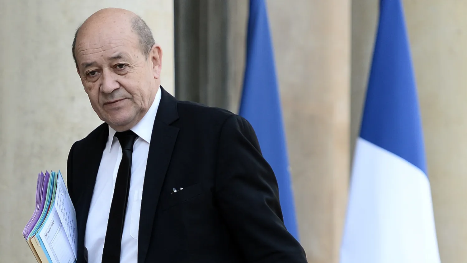 Le Drian, 22 March, 2016. Stéphane de Sakutin - AFP