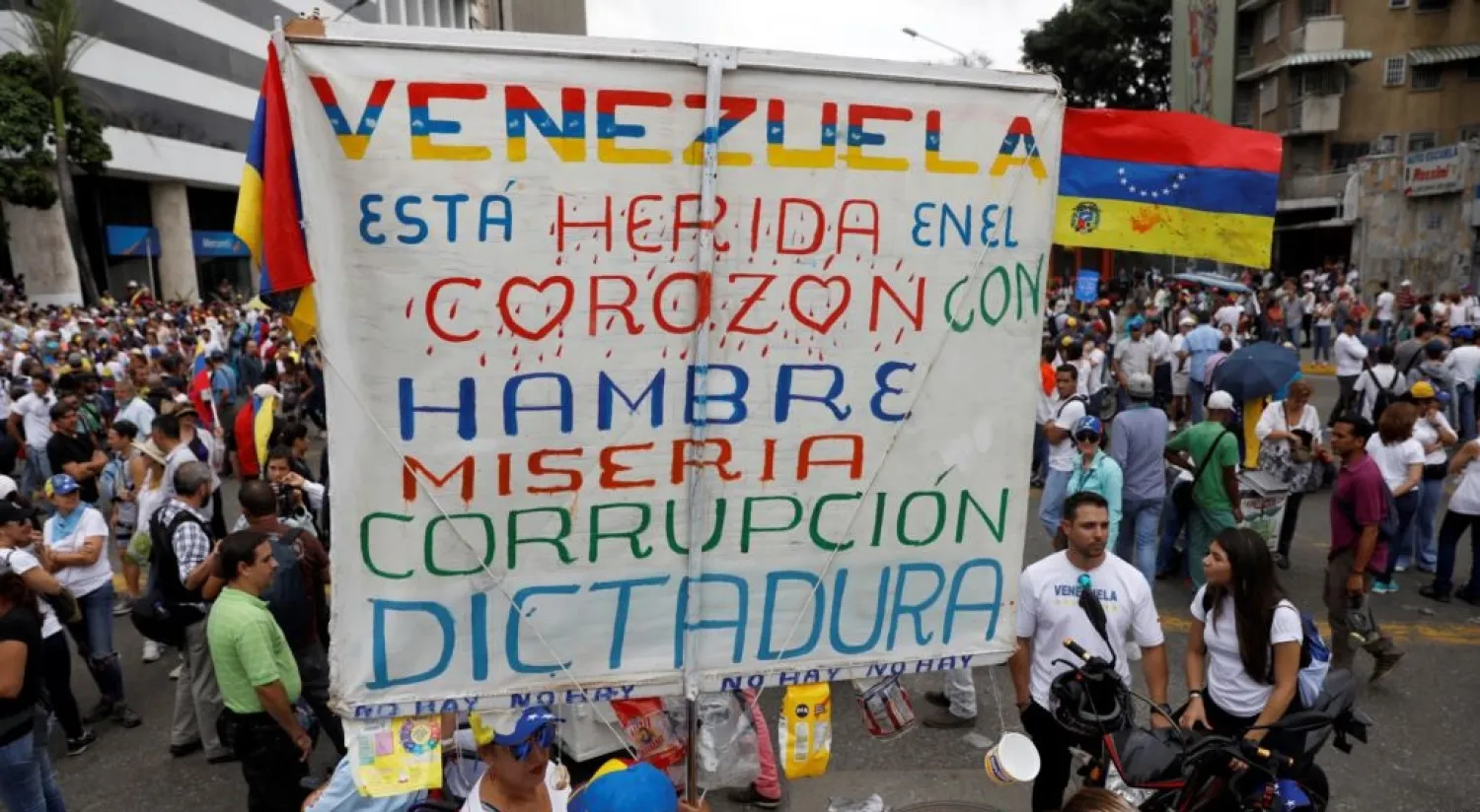 The opposition in Venezuela received a European Union prize for human rights. (Reuters)