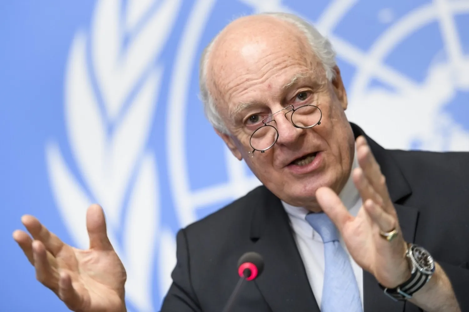 United Nations Special Envoy to Syria Staffan de Mistura. (AFP)