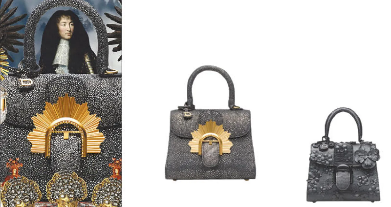 حقيبة «بلاك بيوتي» بحجم صغير مستوحاة من الأزهار السوداء التي تمتلك مزايا سحرية ويقدر سعرها بـ6.350 جنيهاً إسترلينياً - حقيبة «غولدن غلوري» الصغيرة الحجم ويقدر سعرها بـ6.100 جنيه إسترليني - تعبر المجموعة عن عشق المصممة  كريستينا زيللر بالقرون الوسطى