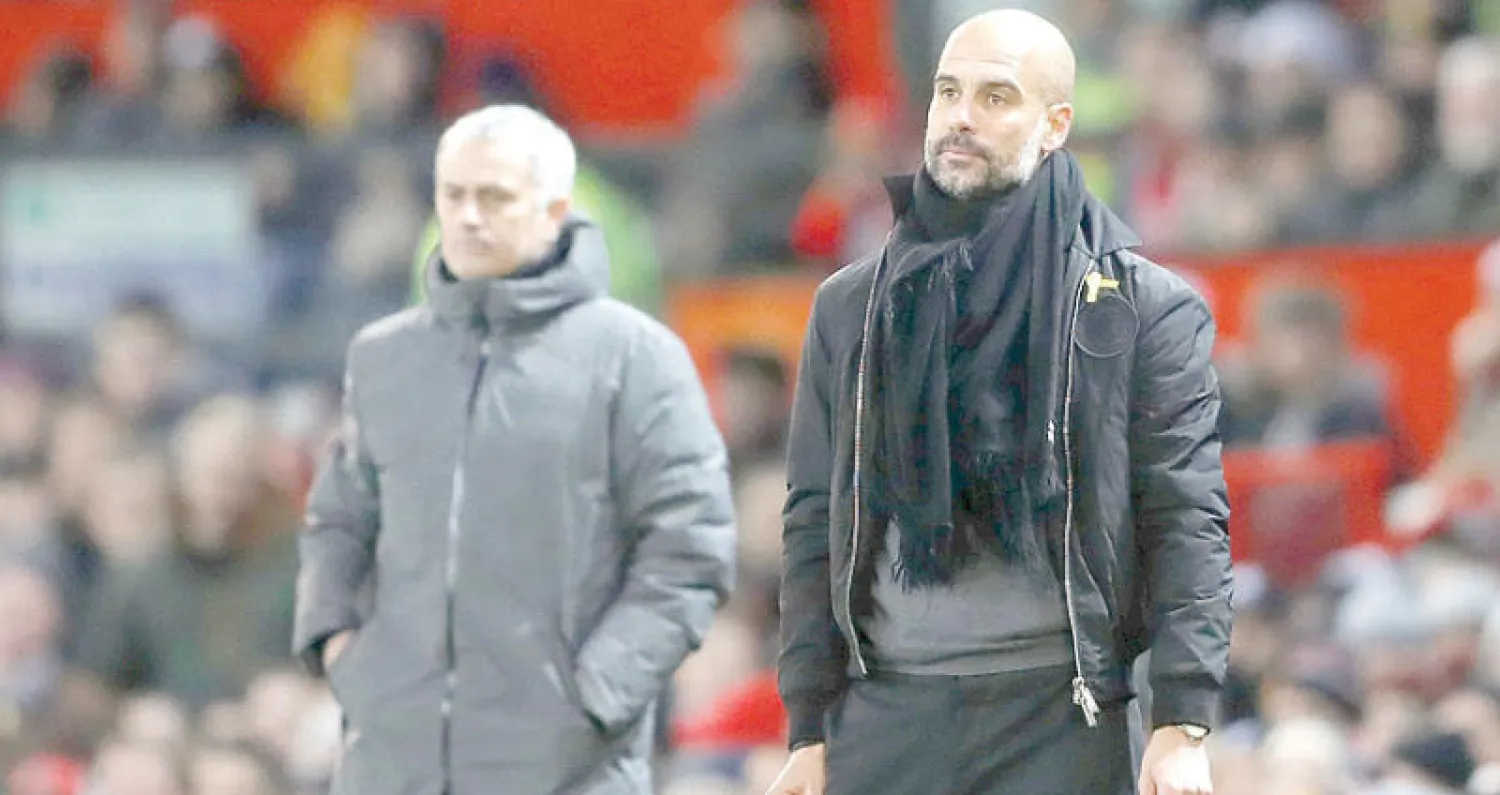 غوارديولا ومورينيو وصراع مستمر (رويترز)