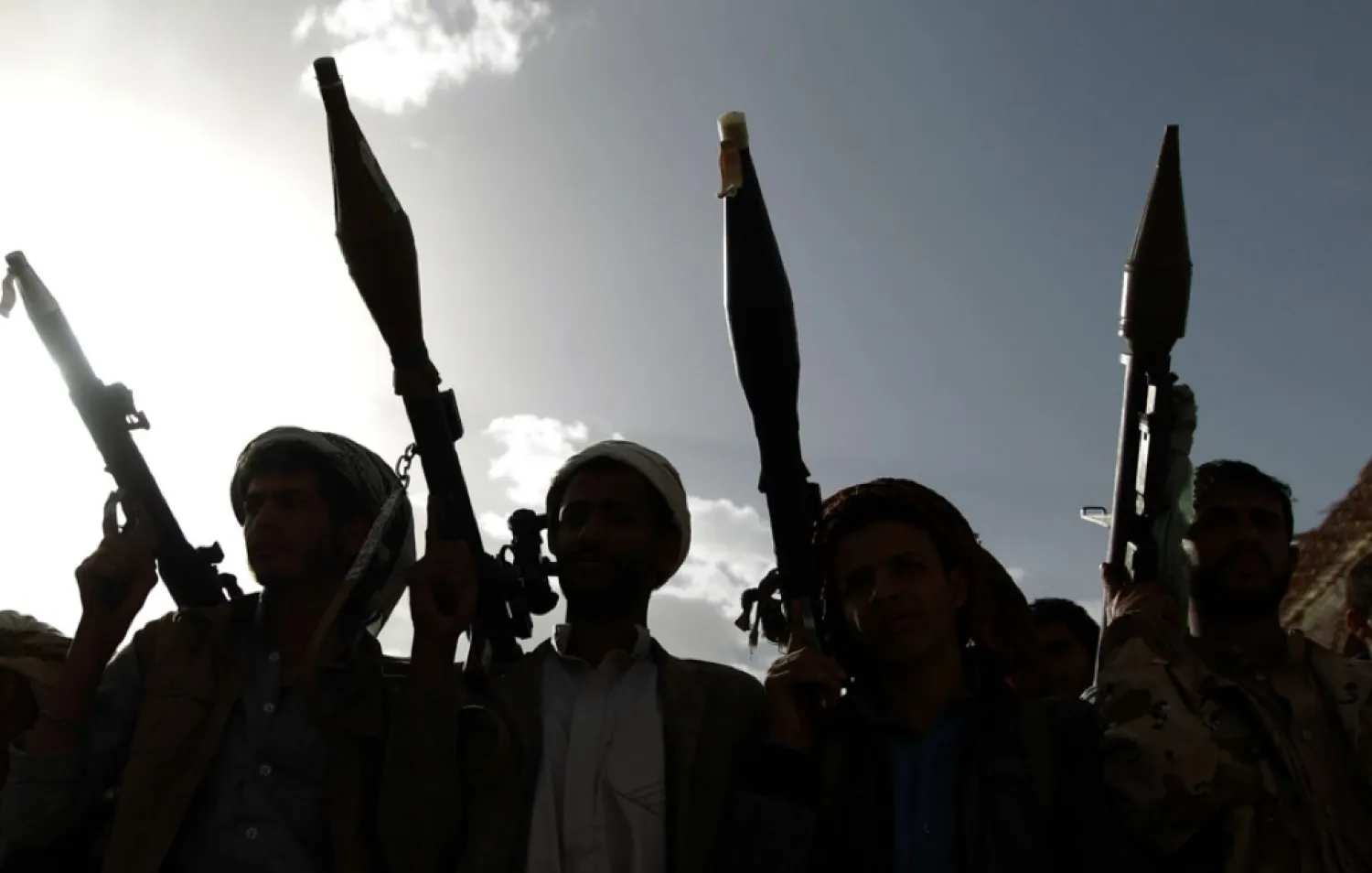 Houthi militias. (AFP)