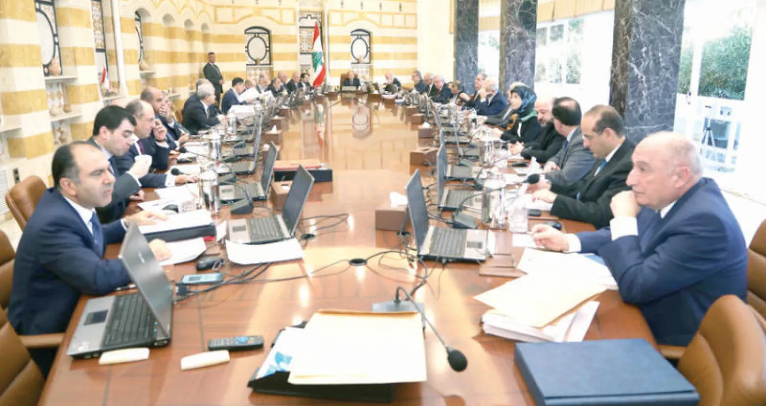 اجتماع الحكومة اللبنانية أمس برئاسة الحريري (دالاتي ونهرا)