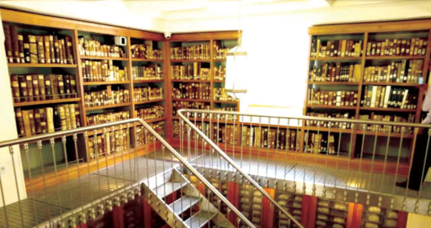 المكتبة من الداخل بعد عمليات التطوير (من صفحة محافظة جنوب سيناء الرسمية)