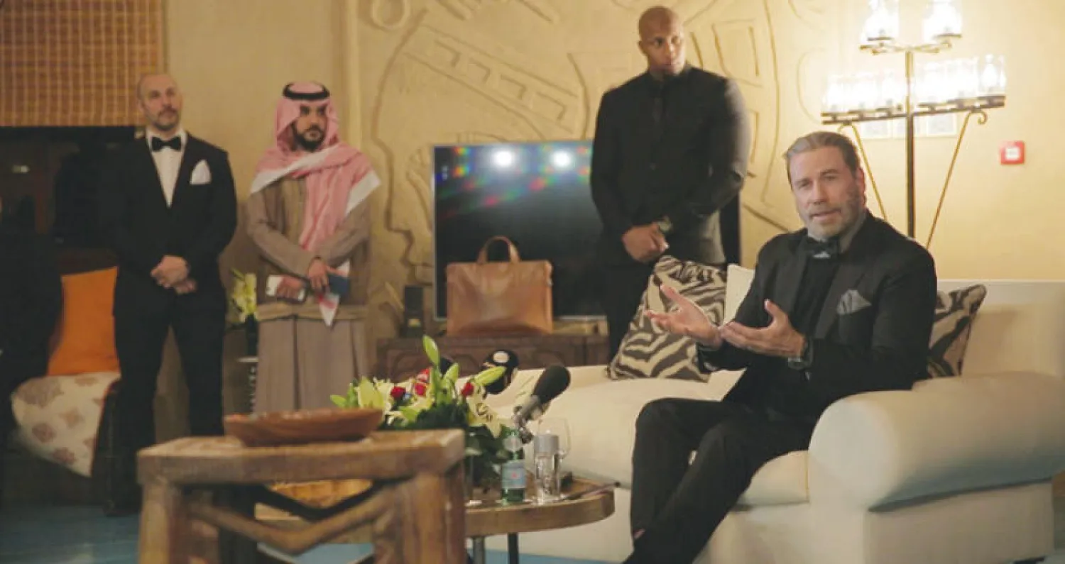 ترافولتا أكّد أنّ الفكرة السعودية لصناعة السينما {طموحة وعالمية التوجه والانفتاح}