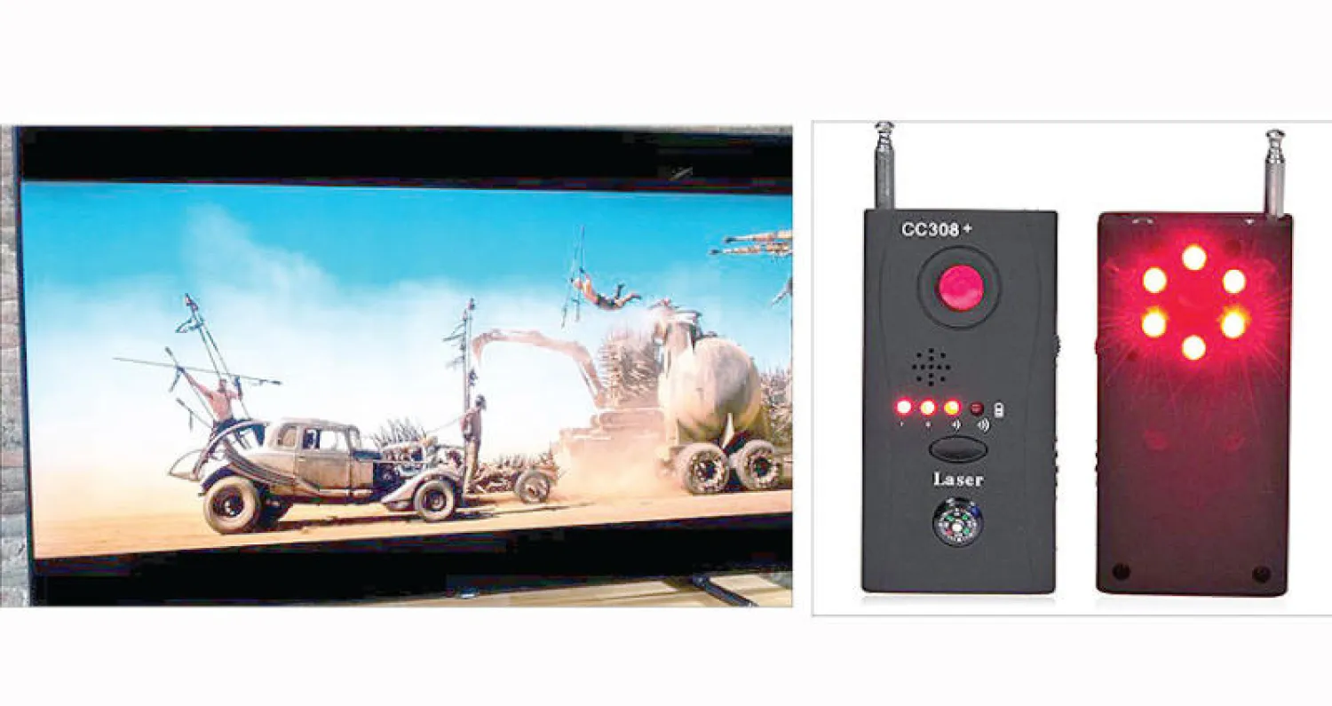 جهاز لكشف إشارات أدوات التجسس - أجهزة التلفزيون الحديثة بتقنيات المجال الديناميكي العالي