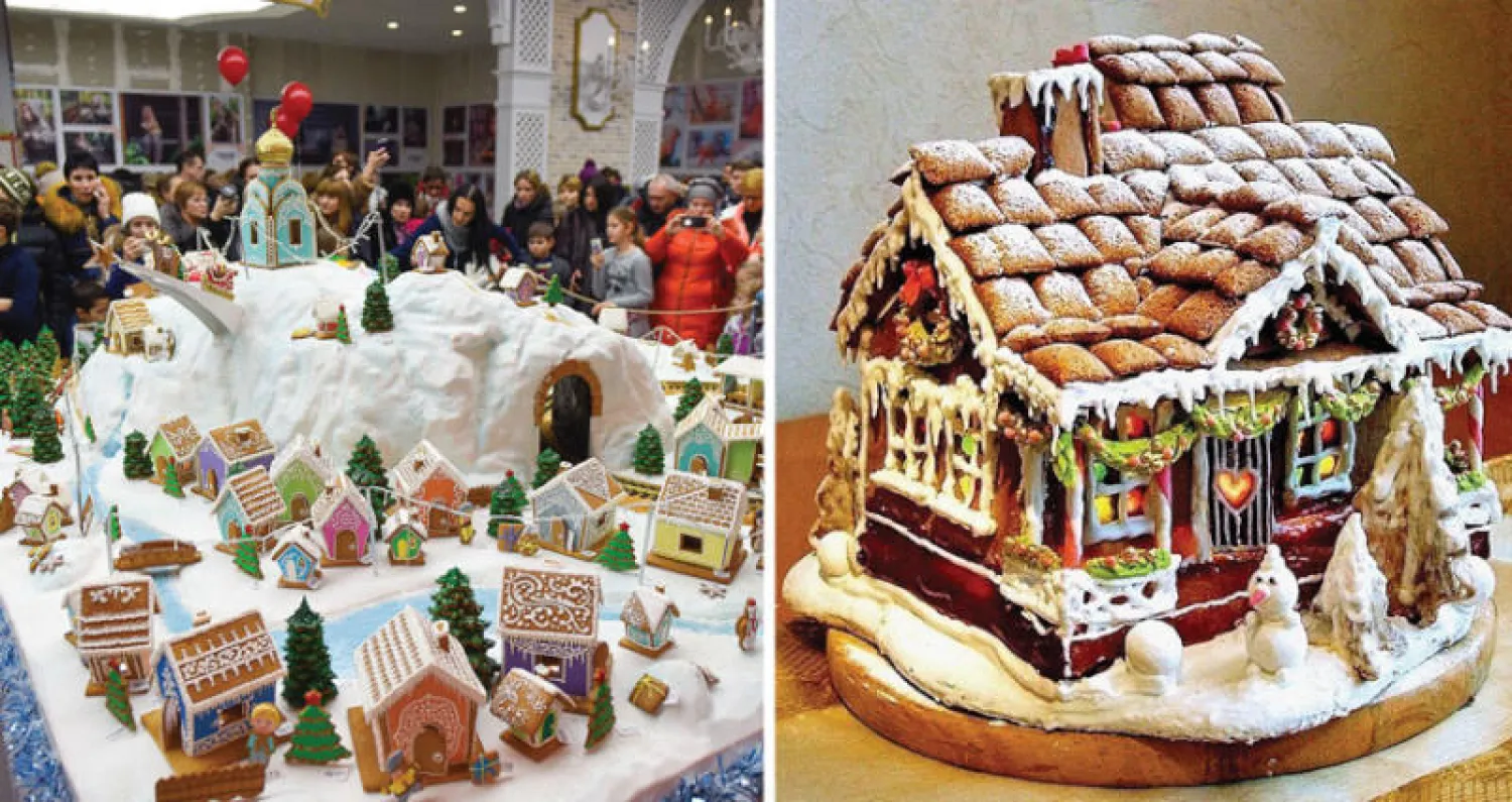 أكبر قرية من كعك الزنجبيل كما جاءت في كتاب الأرقام القياسية الروسي