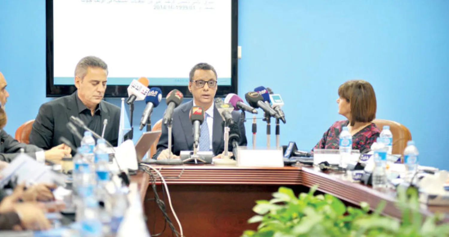 عبد السلام ولد أحمد مساعد المدير العام لمنظمة الفاو خلال إطلاق التقرير الإقليمي أمس بالقاهرة