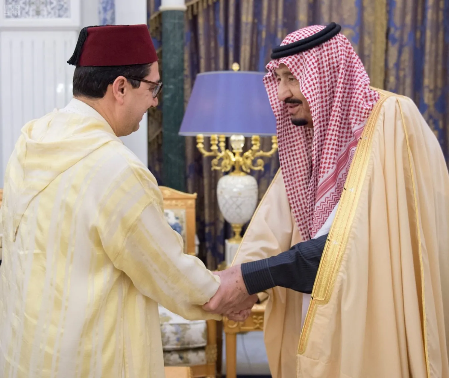 Custodian of the Two Holy Mosques King Salman bin Abdulaziz received on Sunday a message from Morocco’s King Mohammed VI. (SPA)