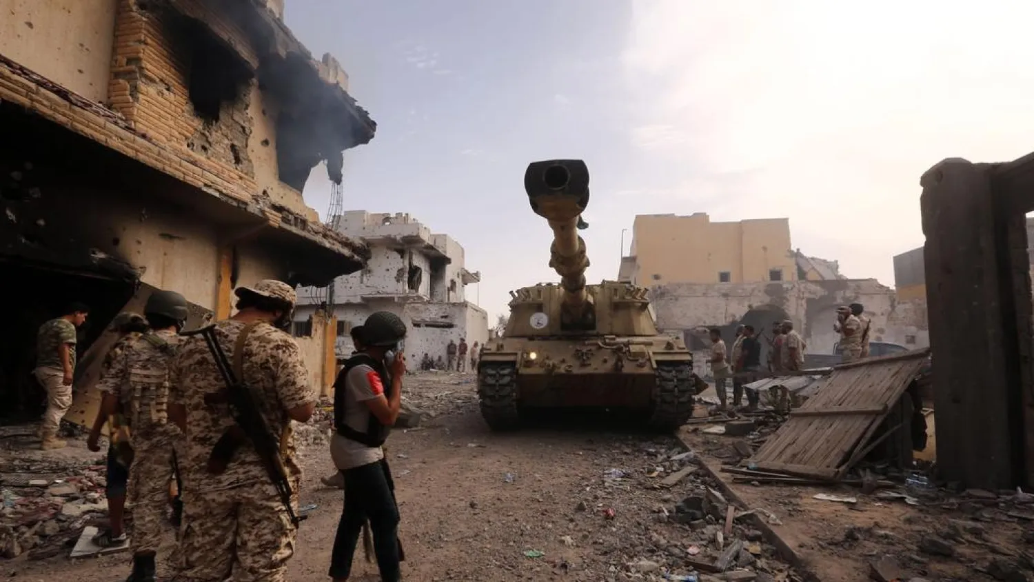 The ongoing unrest in Libya leaves it vulnerable to foreign meddling. (AFP)