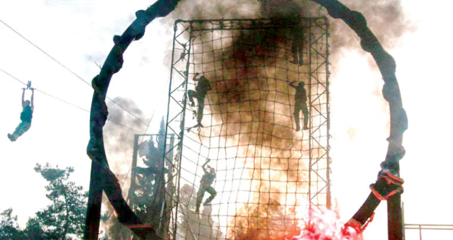 تدريبات لمقاتلين معارضين في غوطة دمشق (أخبار دوما)