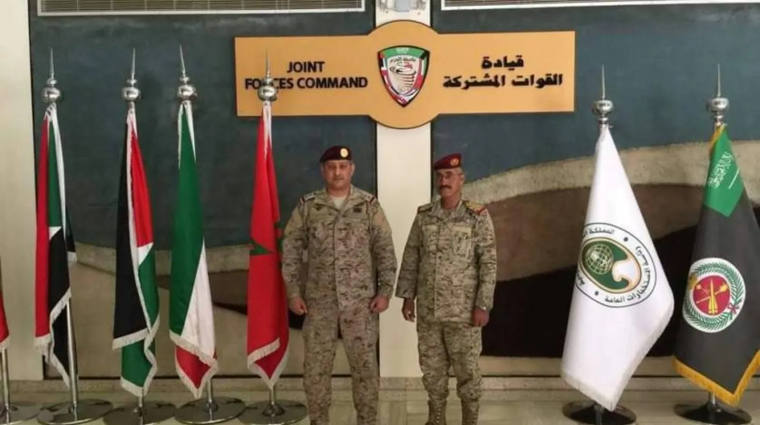  L.t Gen. Fahd bin Turki bin Abdulaziz, the commander of the Royal Saudi Ground Forces and Yemeni Chief of Staff Maj. General Taher al-Aqeeli. Saba