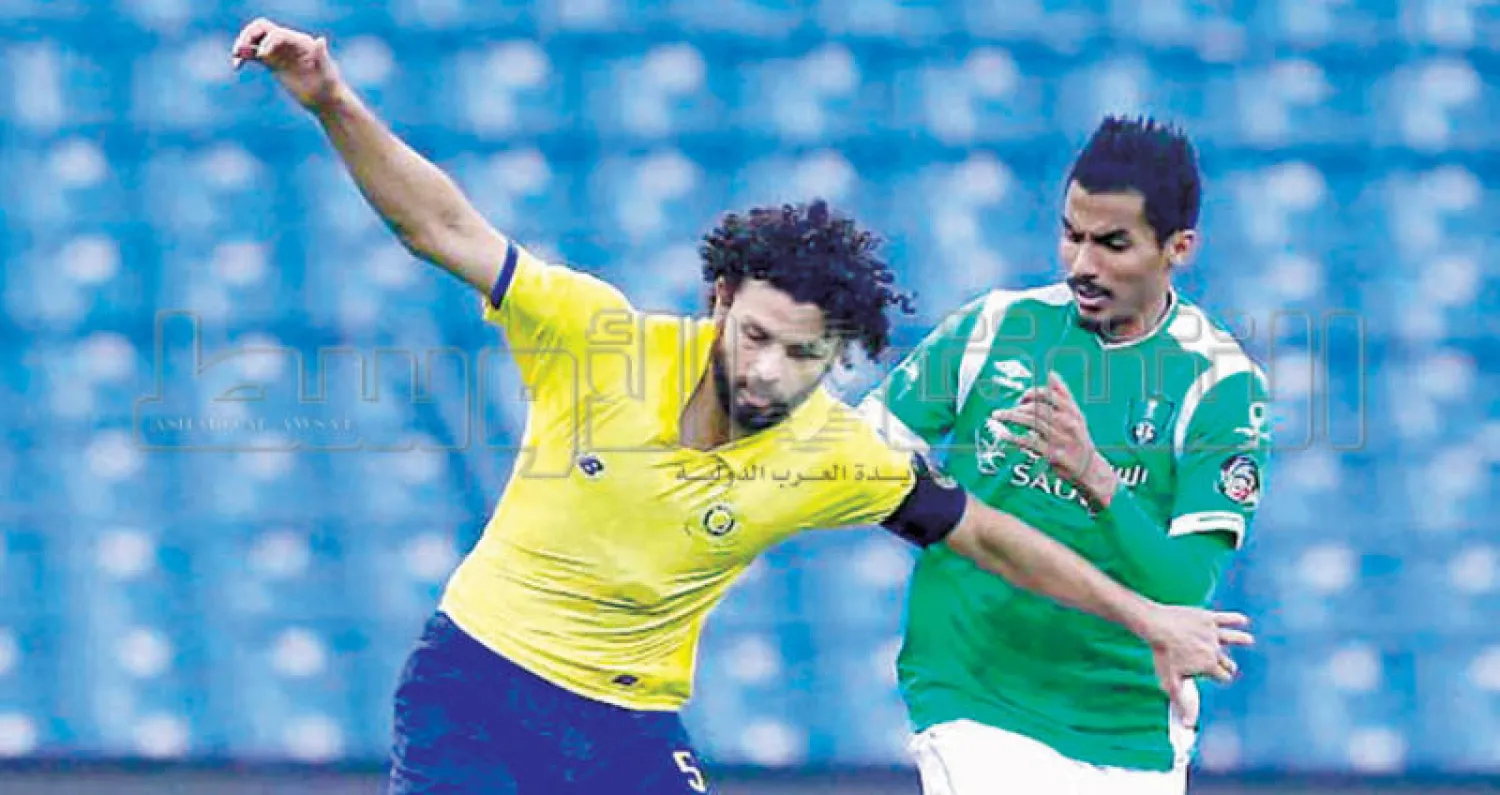 غالي سجل تألقاً لافتاً في قمة النصر والأهلي الأخيرة (تصوير: بدر الحمد)