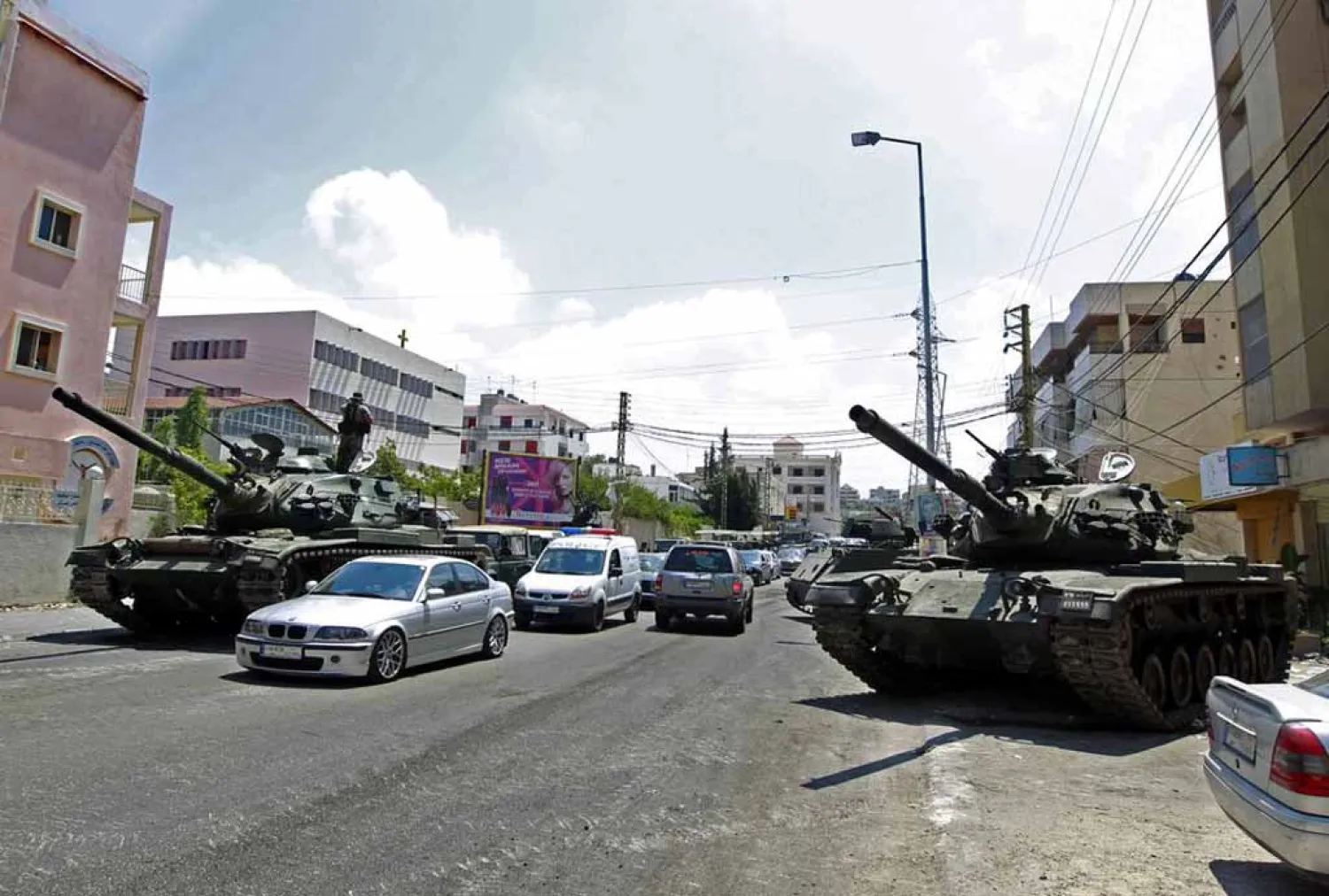 The Lebanese military in the aftermath of the Abra clashes in 2013. (AP)