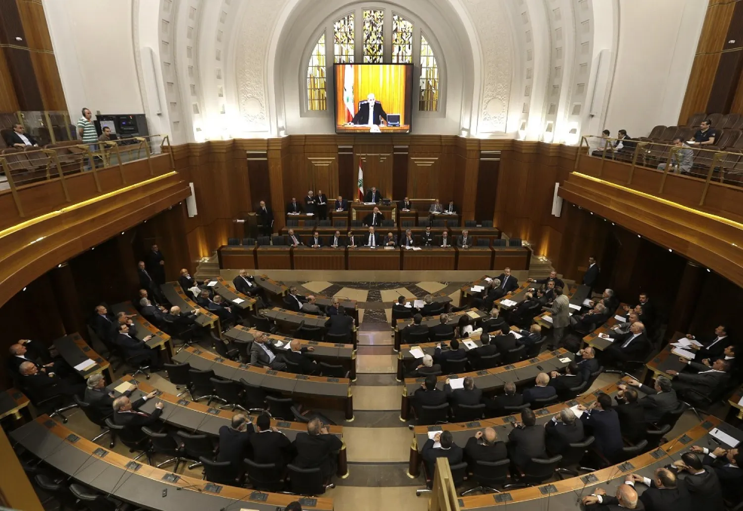 The Lebanese parliament. (AP)