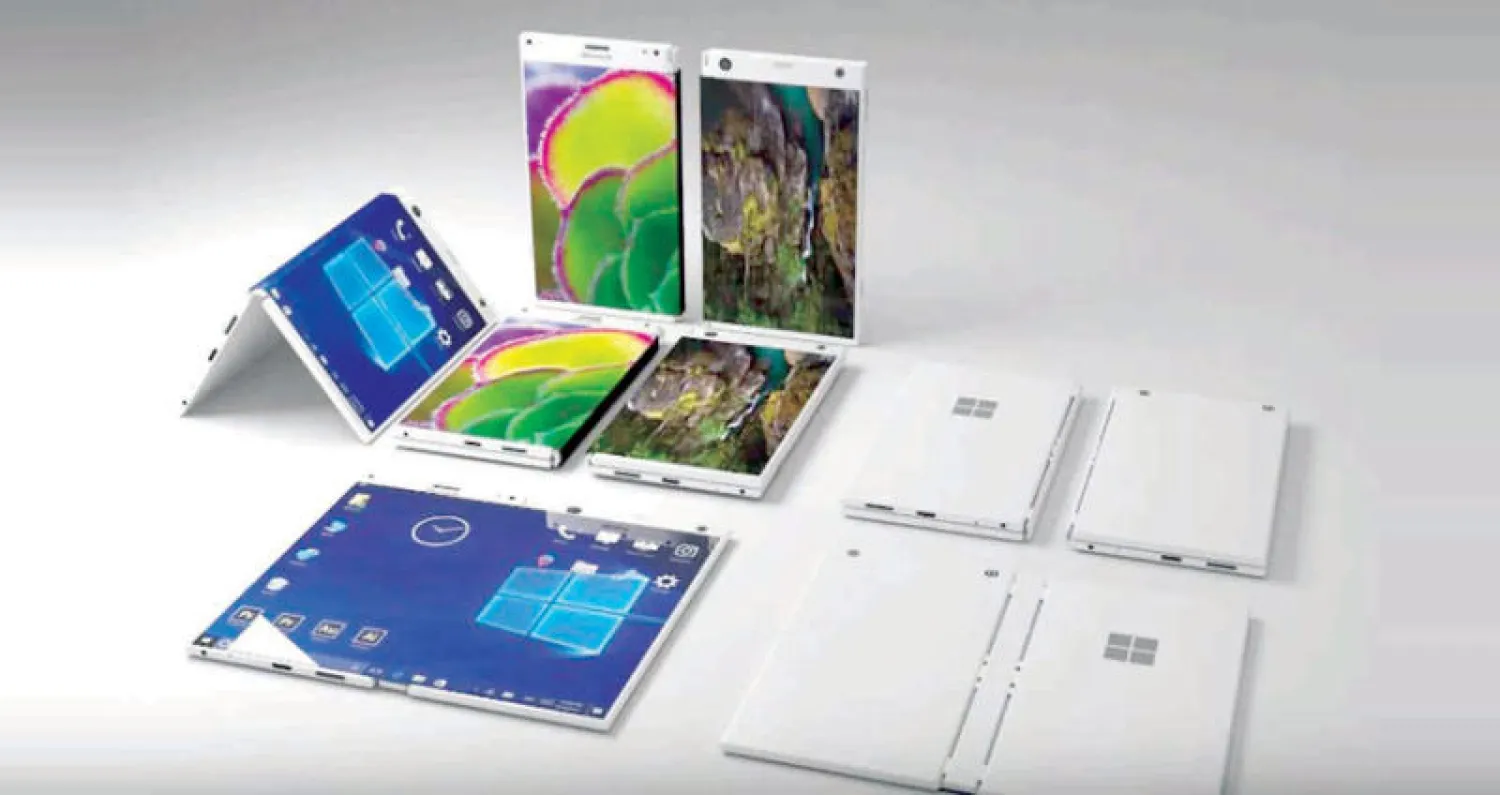 يتوقع أن تطرح «مايكروسوفت» جهاز «سيرفيس فون» بشاشتين