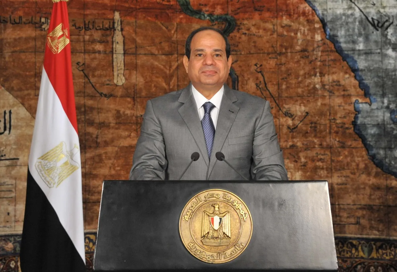 Egyptian President Abdul Fattah al-Sisi. (AFP)