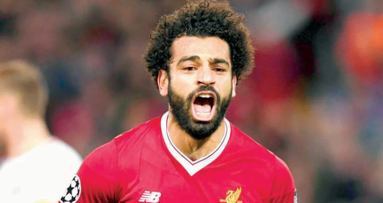 صلاح تألق في عام 2017 (أ.ف.ب)