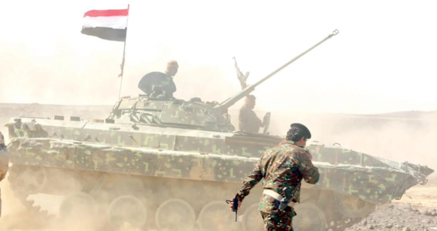 قوات الجيش الوطني في مأرب (إ.ب.أ)