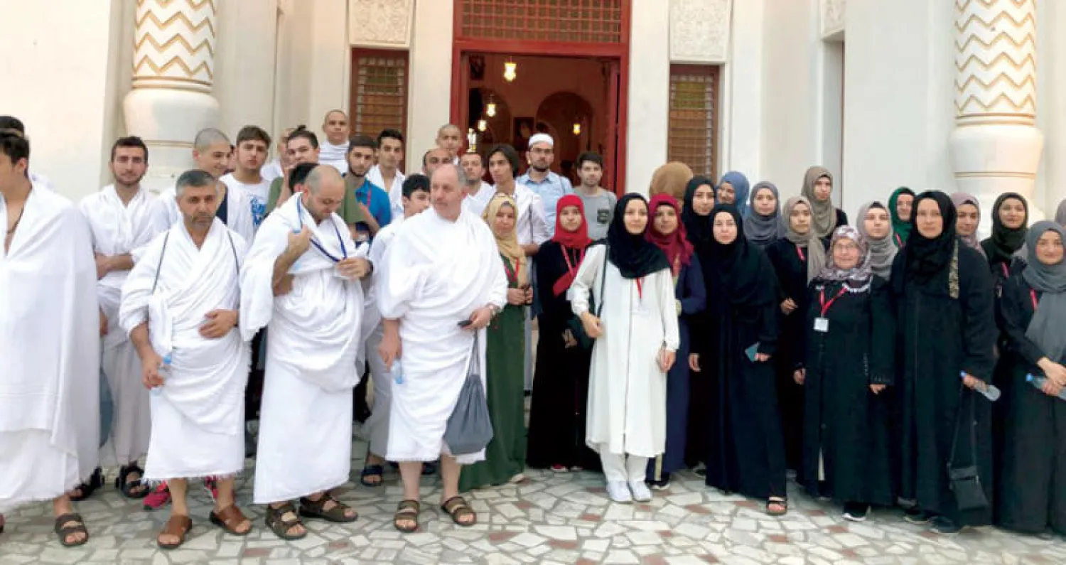 زوار حضروا للتعرف على قصة المدينة المقدسة («الشرق الأوسط»)