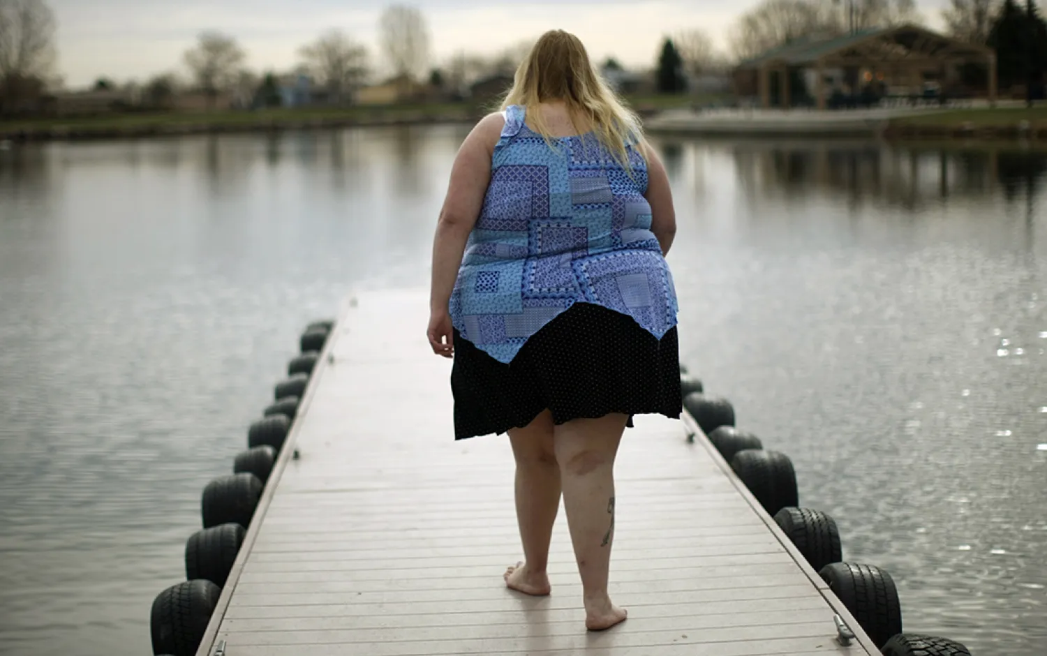 A photo of a woman with obesity. Reuters/Rick Wilking