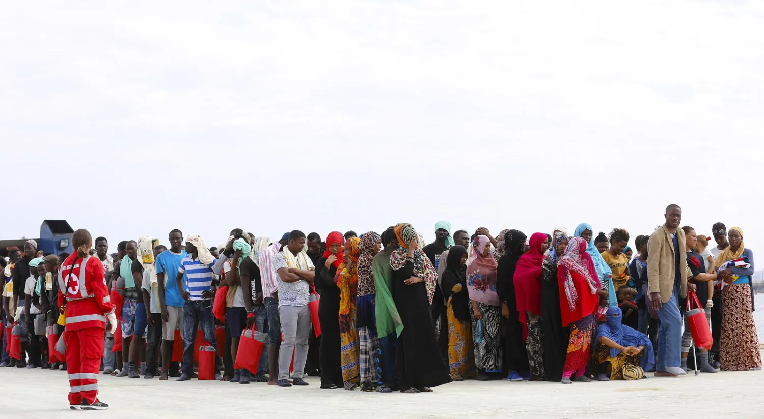 The number of migrants arriving in Europe in 2017 is down from 2016. (Reuters)