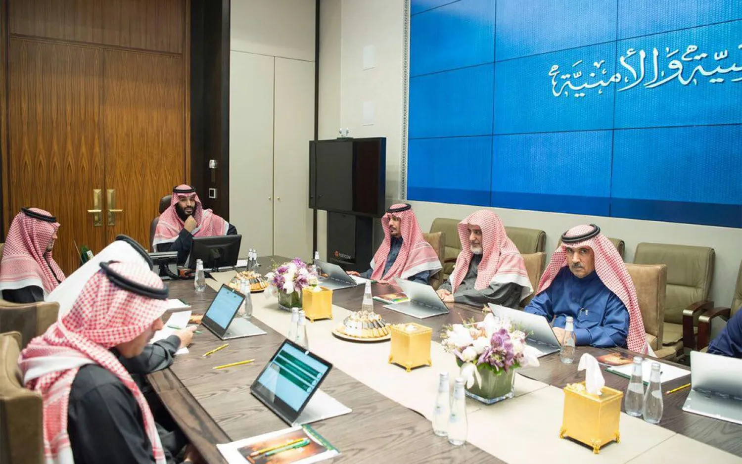 ولي العهد السعودي يرأس اجتماع مجلس الشؤون السياسية والأمنية