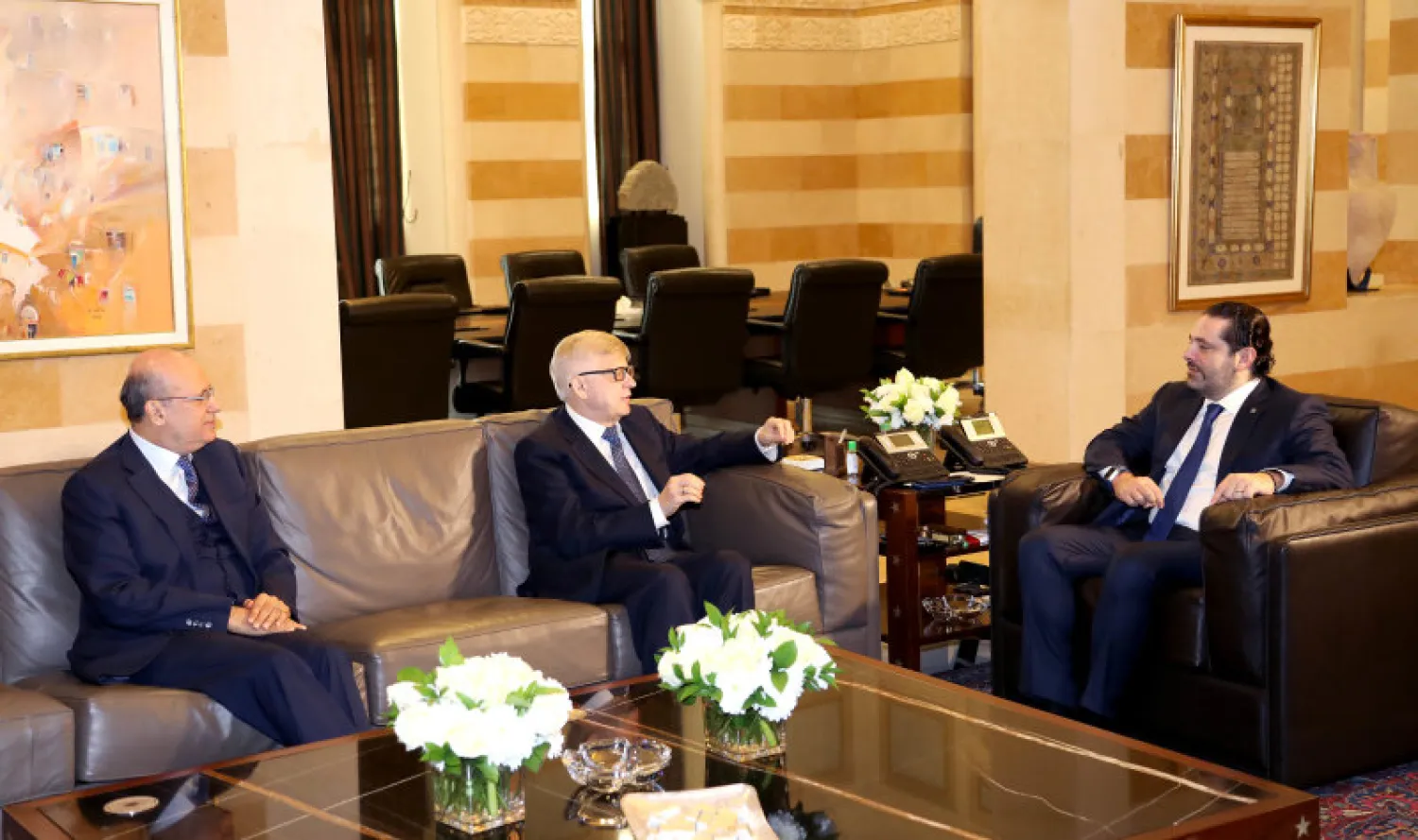 PM Saad Hariri meets Russian Ambassador. Dalati and Nohra photo