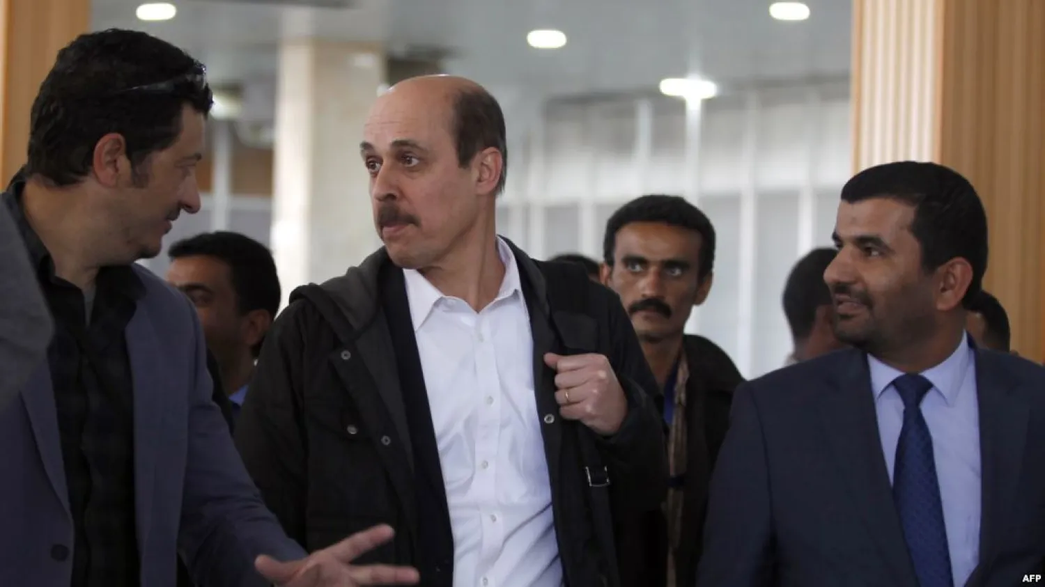 United Nations Deputy Special Envoy to Yemen Moin Shreem. AFP